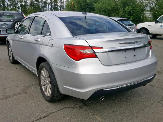 1C3CCBBG5CN242109 - 2012 CHRYSLER 200 TOURIN SILVER photo 3