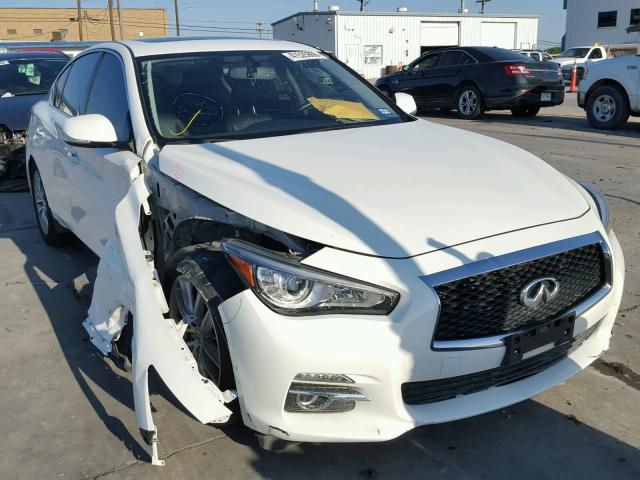 JN1BV7AP7EM670257 - 2014 INFINITI Q50 BASE WHITE photo 1