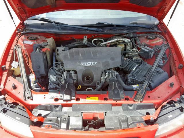 1G2WP52K5XF231263 - 1999 PONTIAC GRAND PRIX RED photo 7