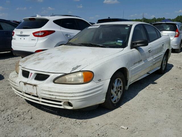 1G2NF52E81M589856 - 2001 PONTIAC GRAND AM S WHITE photo 2