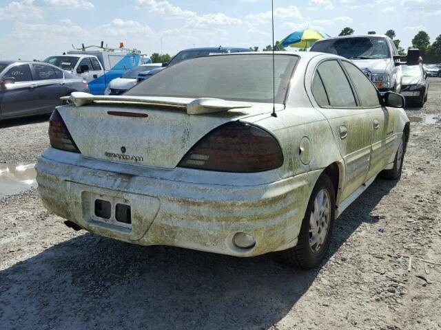 1G2NF52E81M589856 - 2001 PONTIAC GRAND AM S WHITE photo 4