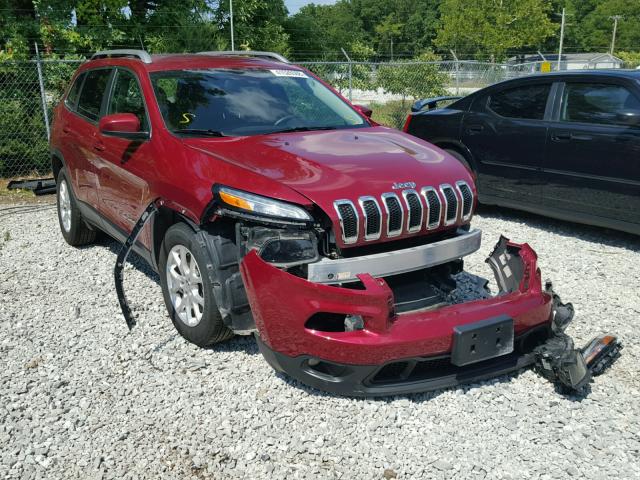 1C4PJMCB2FW679646 - 2015 JEEP CHEROKEE L RED photo 1