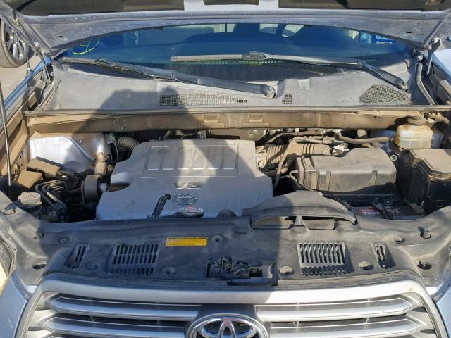 JTEDS41A882056127 - 2008 TOYOTA HIGHLANDER BLUE photo 7