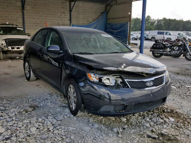 KNAFU4A25C5588441 - 2012 KIA FORTE EX BLUE photo 1