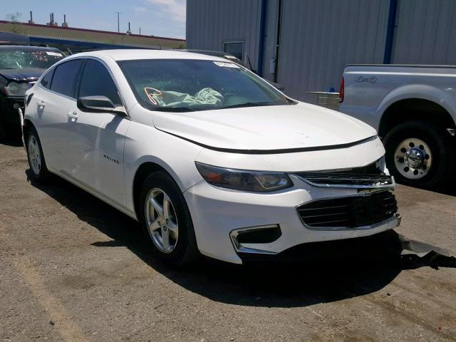 1G1ZB5ST4HF293912 - 2017 CHEVROLET MALIBU LS WHITE photo 1