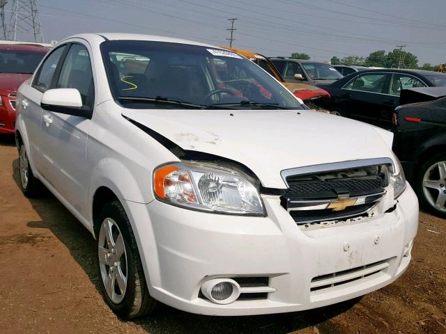 KL1TG5DE3BB184456 - 2011 CHEVROLET AVEO LT WHITE photo 1