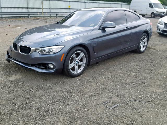 WBA3N9C50FK247362 - 2015 BMW 428 XI GRAY photo 2