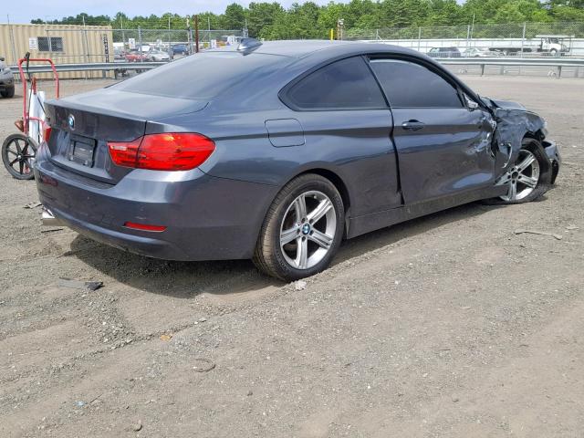 WBA3N9C50FK247362 - 2015 BMW 428 XI GRAY photo 4