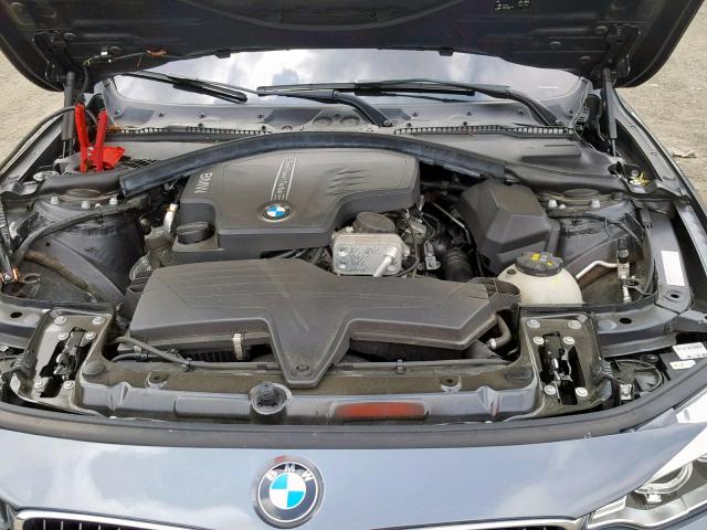 WBA3N9C50FK247362 - 2015 BMW 428 XI GRAY photo 7