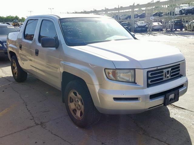 2HJYK16248H519194 - 2008 HONDA RIDGELINE SILVER photo 1