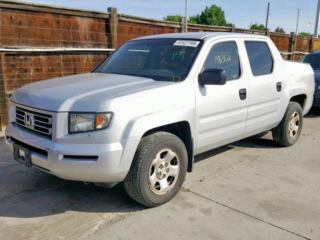 2HJYK16248H519194 - 2008 HONDA RIDGELINE SILVER photo 2