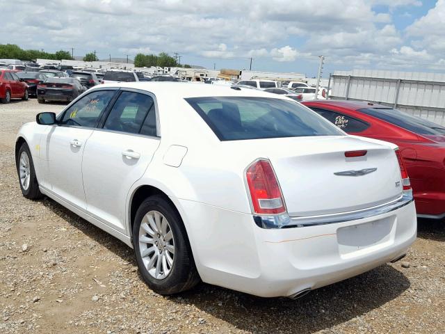 2C3CCAAG9EH276500 - 2014 CHRYSLER 300 WHITE photo 3