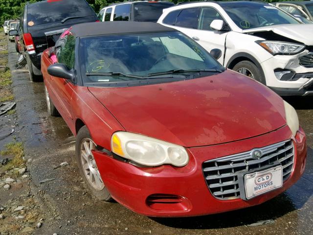 1C3EL75R16N182191 - 2006 CHRYSLER SEBRING GT RED photo 1