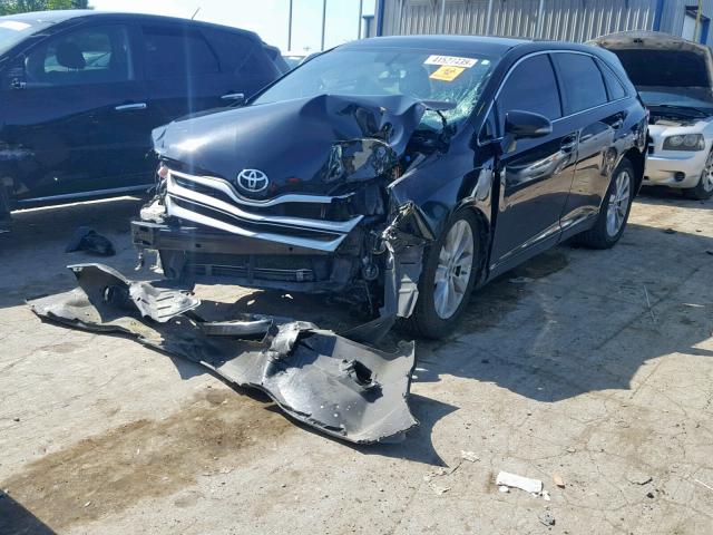 4T3ZA3BB8DU069699 - 2013 TOYOTA VENZA LE BLACK photo 2