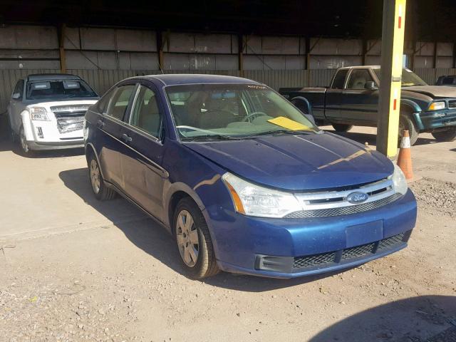 1FAHP34N58W208279 - 2008 FORD FOCUS S/SE BLUE photo 1