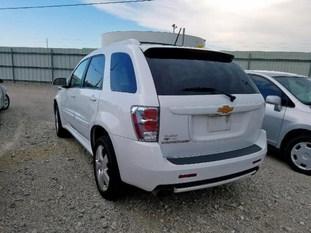 2CNDL937386325035 - 2008 CHEVROLET EQUINOX SP WHITE photo 3