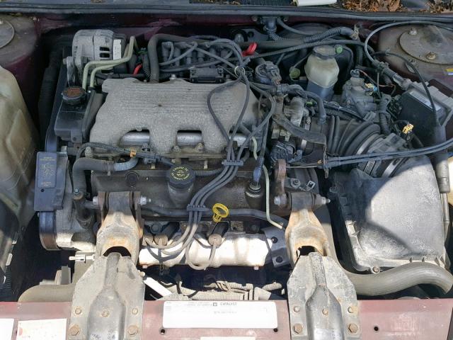2G1WL52MXX9249090 - 1999 CHEVROLET LUMINA BAS Bordo foto 7