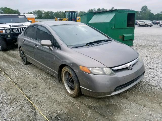 1HGFA15568L002350 - 2008 HONDA CIVIC LX BEIGE photo 1