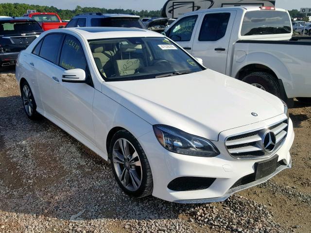 WDDHF5KB0GB215654 - 2016 MERCEDES-BENZ E 350 WHITE photo 1