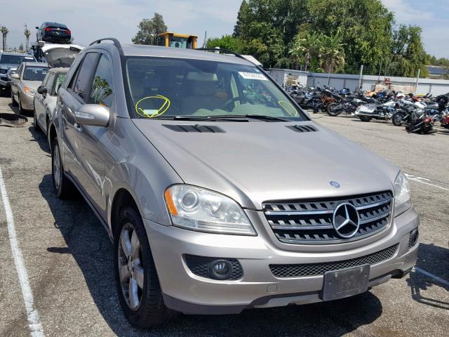 4JGBB86E67A162820 - 2007 MERCEDES-BENZ ML 350 SILVER photo 1