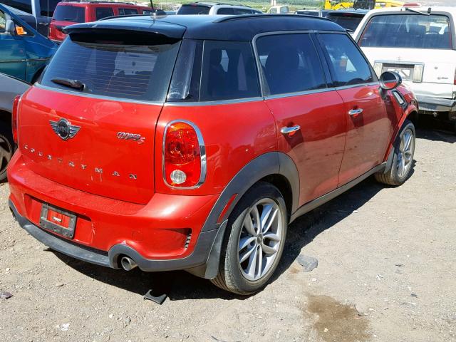 WMWZC3C58EWT00801 - 2014 MINI COOPER S C RED photo 4