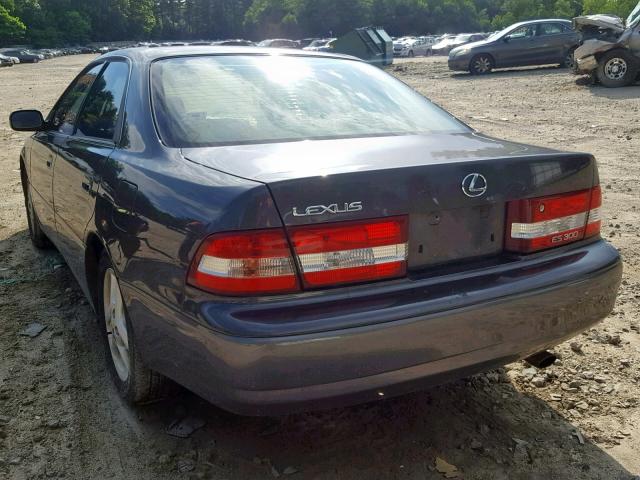 JT8BF28G4Y0247424 - 2000 LEXUS ES 300 GRAY photo 3