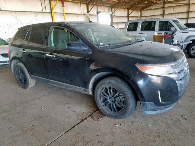 2FMDK3JC4BBB48347 - 2011 FORD EDGE SEL BLACK photo 1