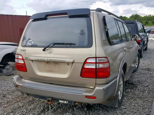 JTEHT05J332034000 - 2003 TOYOTA LAND CRUIS BEIGE photo 4