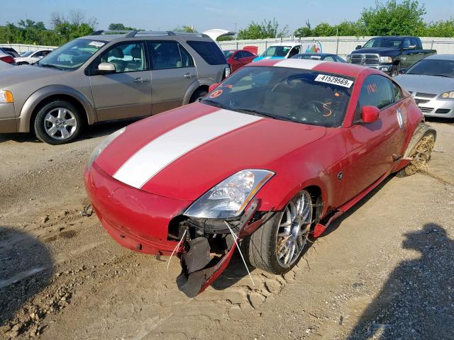 JN1AZ34D33T111446 - 2003 NISSAN 350Z COUPE TWO TONE photo 2