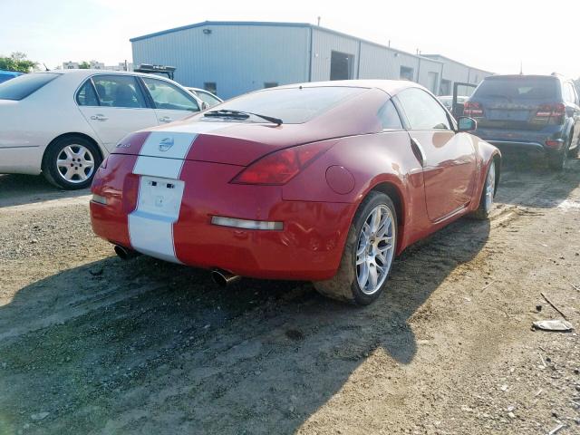 JN1AZ34D33T111446 - 2003 NISSAN 350Z COUPE TWO TONE photo 4