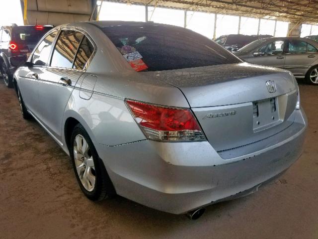 1HGCP3F84AA009188 - 2010 HONDA ACCORD EXL SILVER photo 3