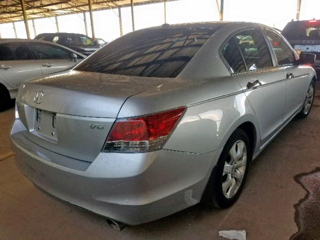 1HGCP3F84AA009188 - 2010 HONDA ACCORD EXL SILVER photo 4