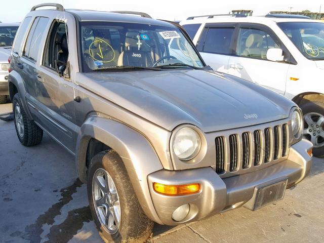 1J4GK58K14W146965 - 2004 JEEP LIBERTY LI BEIGE photo 1