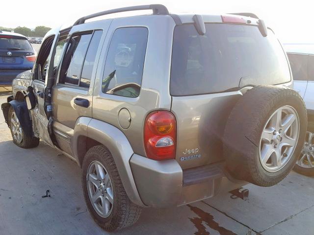 1J4GK58K14W146965 - 2004 JEEP LIBERTY LI BEIGE photo 3