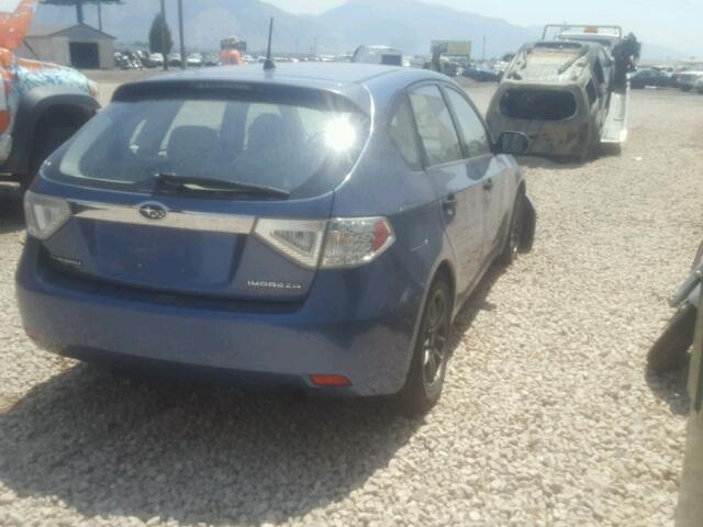 JF1GH61688H821041 - 2008 SUBARU IMPREZA 2. BLUE photo 4