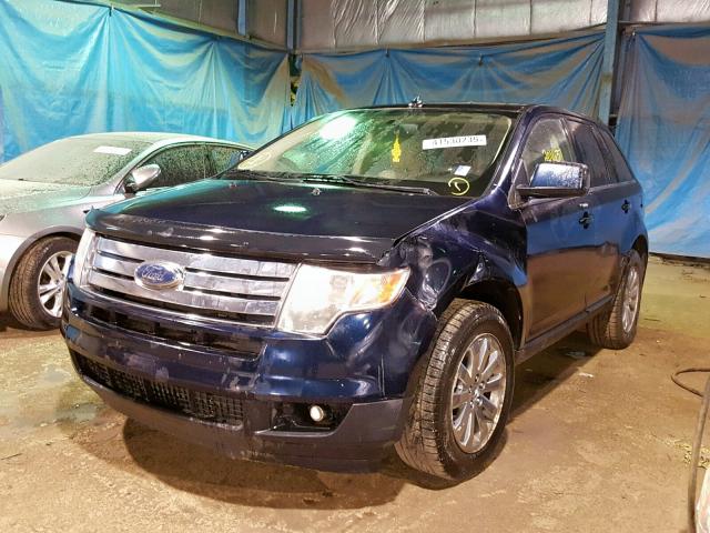 2FMDK49C38BA08793 - 2008 FORD EDGE LIMIT BLACK photo 2