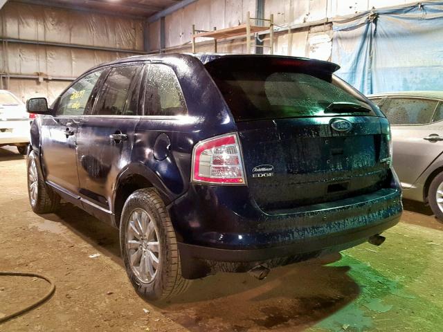 2FMDK49C38BA08793 - 2008 FORD EDGE LIMIT BLACK photo 3