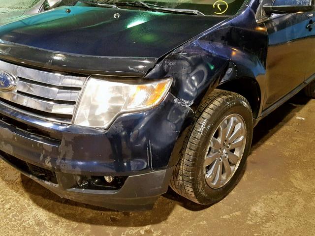 2FMDK49C38BA08793 - 2008 FORD EDGE LIMIT BLACK photo 9