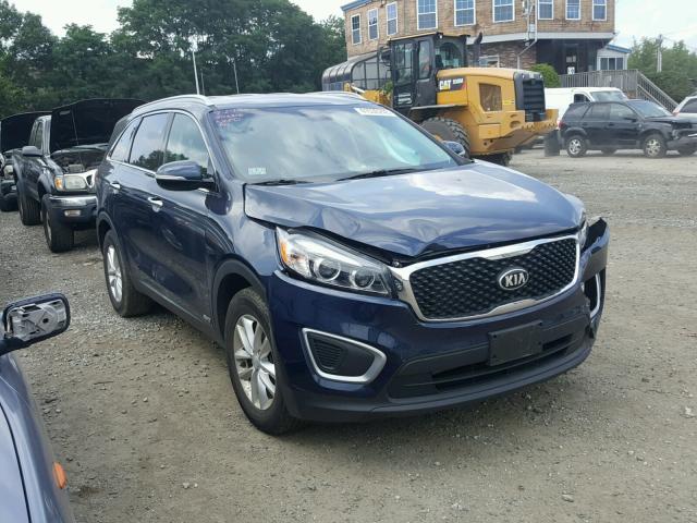 5XYPGDA36GG156641 - 2016 KIA SORENTO LX BLUE photo 1