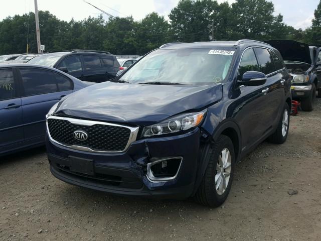 5XYPGDA36GG156641 - 2016 KIA SORENTO LX BLUE photo 2