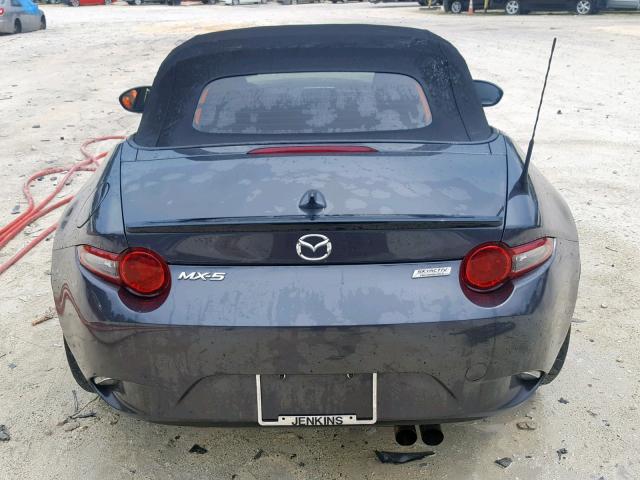 JM1NDAC71G0113393 - 2016 MAZDA MX-5 MIATA CHARCOAL photo 6