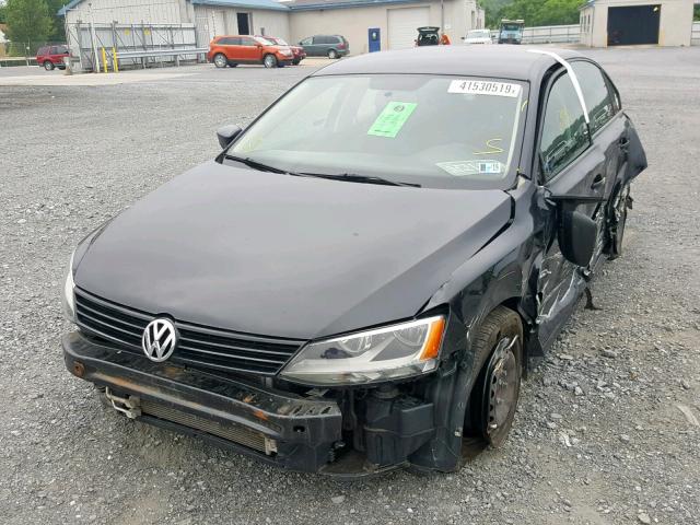 3VW2K7AJ4EM311127 - 2014 VOLKSWAGEN JETTA BASE 黑色 照片 2
