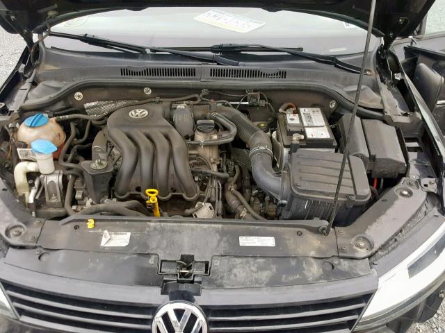 3VW2K7AJ4EM311127 - 2014 VOLKSWAGEN JETTA BASE 黑色 照片 7