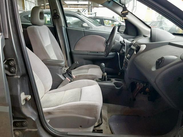 1G8AZ52F94Z204252 - 2004 SATURN ION LEVEL SILVER photo 5
