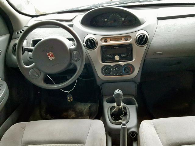 1G8AZ52F94Z204252 - 2004 SATURN ION LEVEL SILVER photo 9