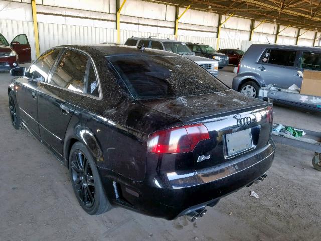 WAUGL78E87A193630 - 2007 AUDI NEW S4 QUA BLACK photo 3