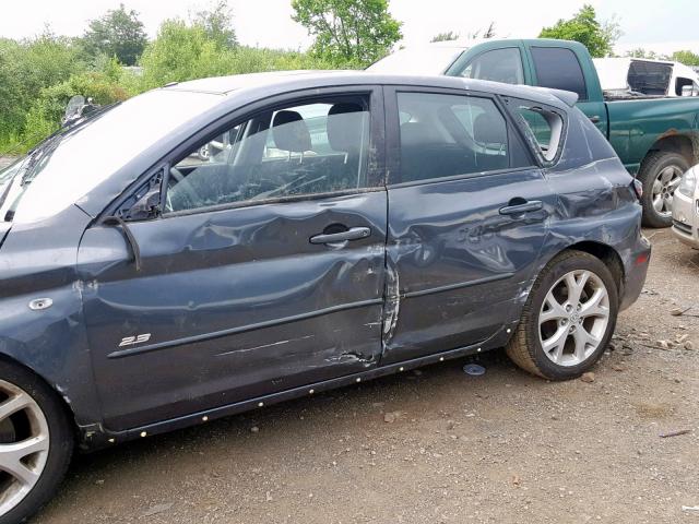 JM1BK343391222757 - 2009 MAZDA 3 S GRAY photo 10