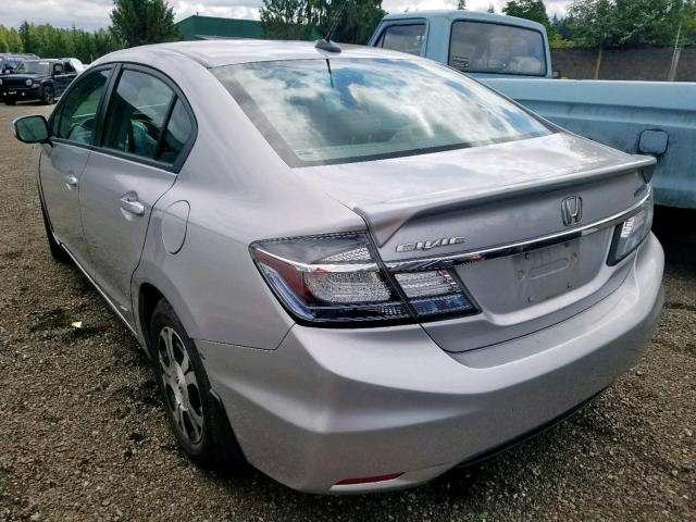 19XFB4F35DE203556 - 2013 HONDA CIVIC HYBR SILVER photo 3