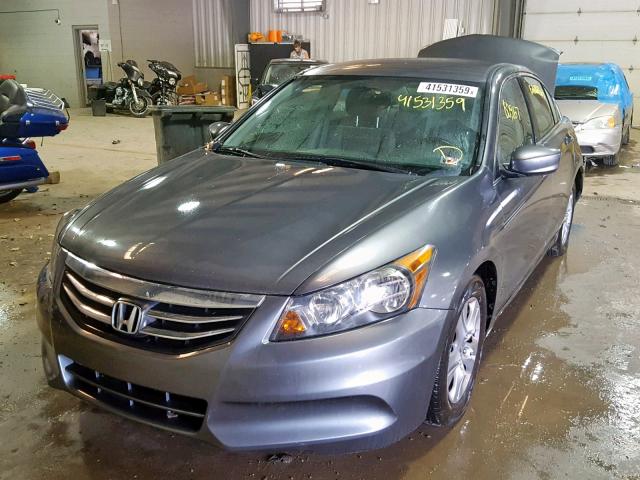 1HGCP2F4XCA162359 - 2012 HONDA ACCORD LXP GRAY photo 2