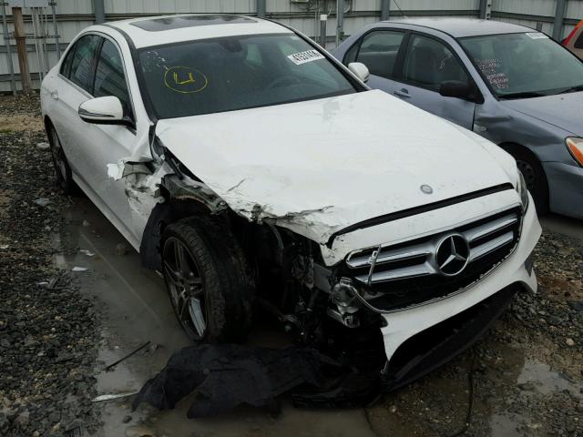 WDDZF4JB9HA105015 - 2017 MERCEDES-BENZ E 300 WHITE photo 1